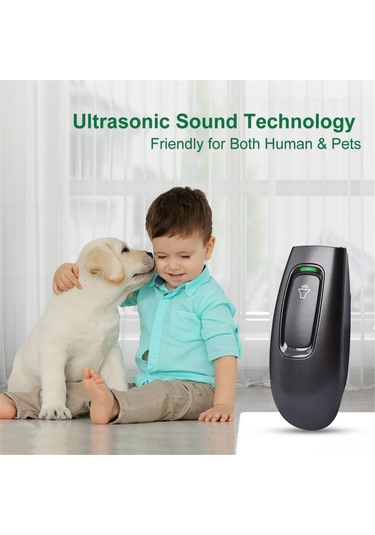 Geeksen Köpek Eğitimi Ve Havlama Kontrol Cihazı, Ultrasonlu El Tipi, 16.4ft Menzil, Pilli Pil Yok , Ul-30 Siyah