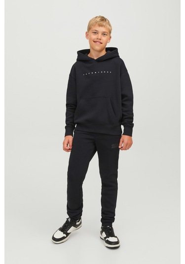 Jack & Jones Jpstgordon Jjnewsoft Siyah Erkek Çocuk Eşofman Altı 000000000102257536 Siyah