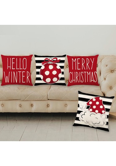 Suntek Noel Yastık Kılıfı Noel Oturma Odası Kanepe Ev Için