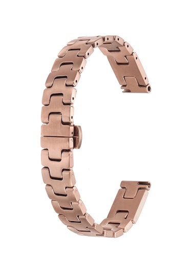 Watch 40mm Senk Krd-150 Metal Kordon Strap Kayış - Siyah
