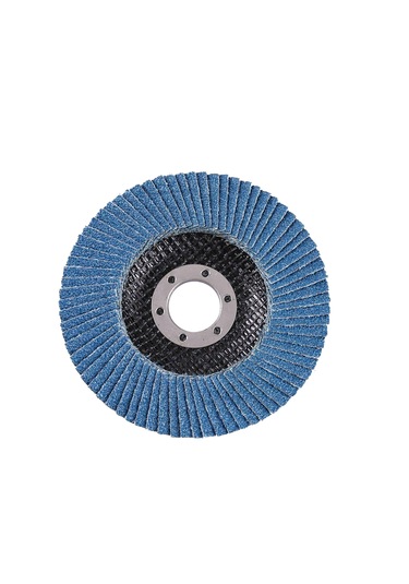 Mufunye Zirkonyum Alümina Aşındırıcı 10'lu Paket - 4.5" Açılı Taşlama İçin Mavi Flap Diskler