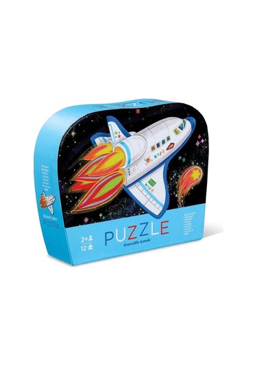 Crocodile Creek Mini Puzzle 12 Parça Roket