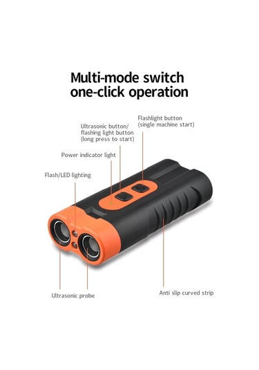 Hangfox Mini Ultrasonik Köpek Repelleri - Yüksek Güçlü, Uzun Mesafeli, Anti-havlama Eğitici, Dış Mekan Kişisel Güvenlik Aleti