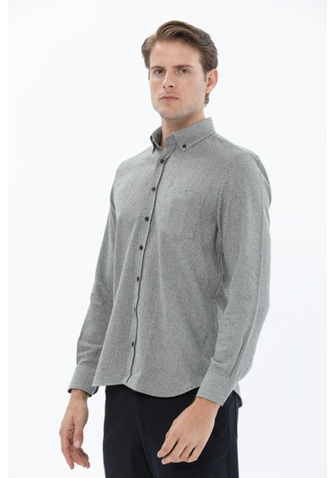Finesuits Erkek Flanel Gömlek 2422204002.flcdr Yeşil