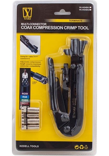 Powermaster Yk-h548a1 Rg11 30.5-36mm/r59-rg6 15.5-21.3mm Sıkma Pensesi 1 Adet