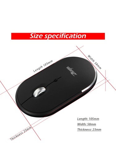 F-11 Üç Modlu Mini Kablosuz Bluetooth 2.4g 2400 Dpı Mouse