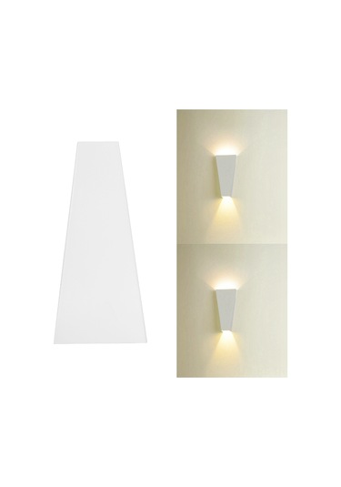 Reedark Dayanıklı Demir Led Duvar Lambası - 90-260v, 10w Isınak Işık, Giriş/yatak Odası, Kolay Kurulum Beyaz Diğer