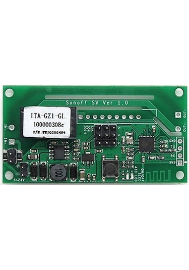 Sonoff Sv 10a Tek Kanallı Wifi Kablosuz Uzaktan Zamanlama Akıllı Anahtar Röle Modülü Alexa Ve Google Home İle Çalışır, İos Ve Android, Dc 5v-24v Desteği