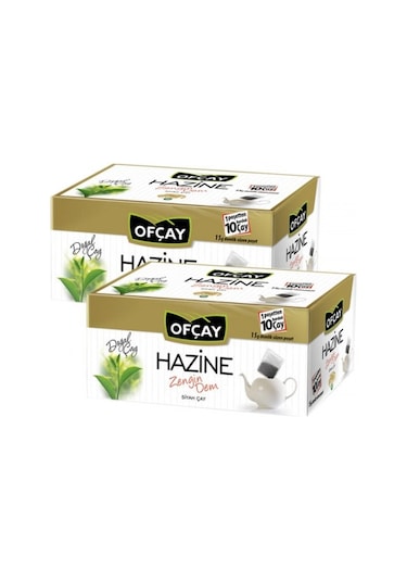 Ofçay Hazine Zengin Dem Siyah Demlik Poşet Çay 2'li 30 x 15 G