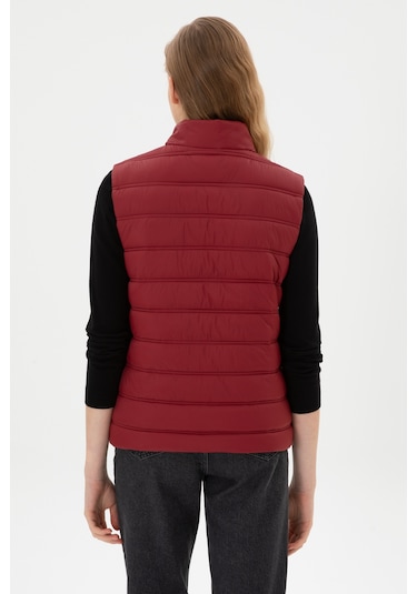 U.s. Polo Assn. Kadın Bordo Yelek Dokuma 50311989-vr014 Bordo