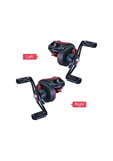 Artfulabode Yüksek Rulmanlı Oranı Makarası Makarası Hız Dişli Bilya Balıkçı Balıkçı Baitcasting Baitcaster Baitcast Aksesuarı 8.1:1 19+1 Bd