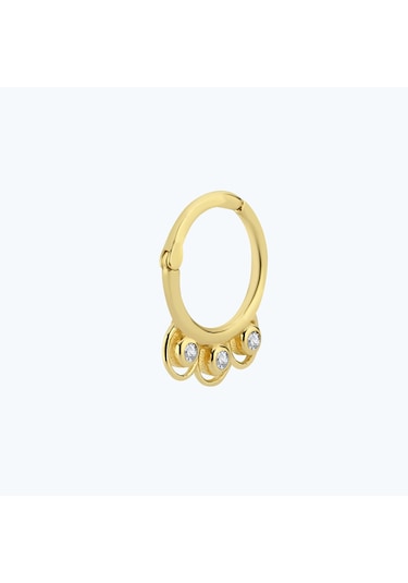 Altınbaş Altın Helix Piercing TRGALC009-25621 Sarı