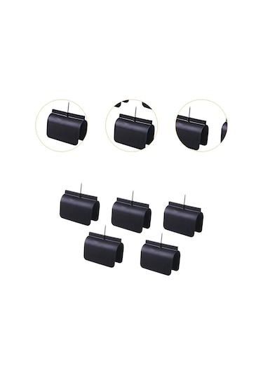 Suntek 5 Adet Alçıpan Priz İşaretleyicileri Elektrik Siyah