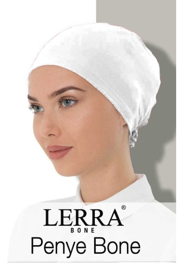 Lerra Dikişli Penye Bone Beyaz