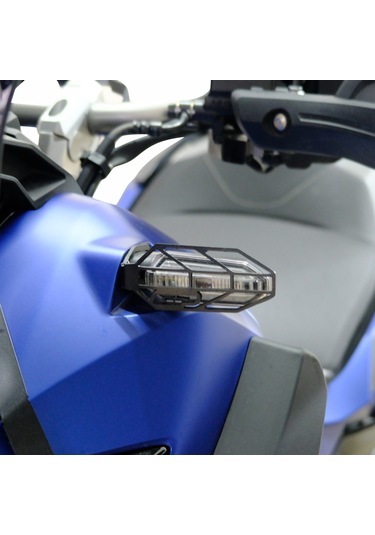 GP Kompozit  Honda ADV 350 2023-2025 Uyumlu Sinyal Koruma Siyah