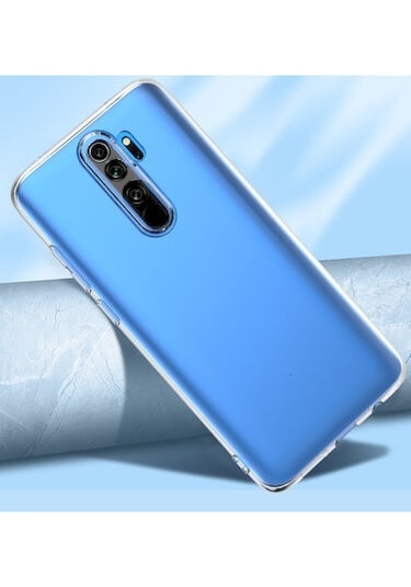 Xiamio Redmi Note 8 Pro Uyumlu Kamera Korumalı 3D Şeffaf Kılıf