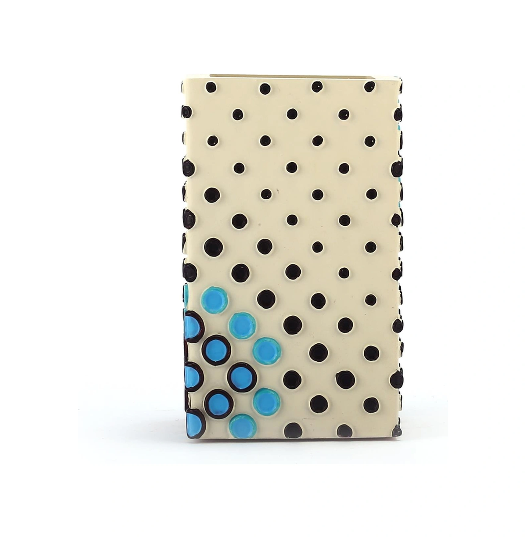 2 Adet Diş Fırçalık Ve Macunluk Puanlı Poliresin 6x6x10cm 200ml Banyo Seti Çok Renkli