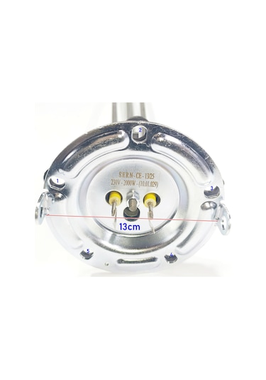 Arçelik Beko Demirdöküm Dt-4 Uyumlu 2000w 230v 5 Delikli Cr304 Termosifon Rezistansı