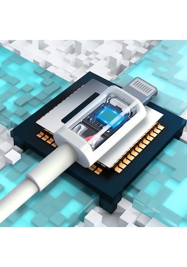 Micflip A01 2 Li Type-c To Type-c Pd & Type-c To Lightning Mfı Sertifikalı Şarj Kablosu 1.2m Beyaz