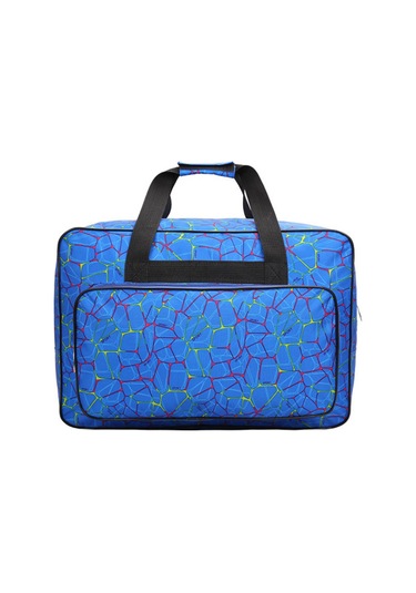 "kadınlar İçin Geniş Çok Amaçlı Dikiş Tote - Organizatör Cepli Hafif Seyahat Çantası" Blue