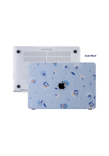 MacBook Air Kılıf HardCase Touch ID A1932 A2179 A2337 Flower04