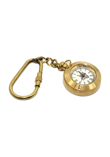 Pirinç Saatli Anahtarlık