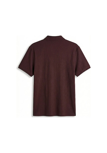 Lc Waikiki Bordo Polo Yaka Fitilli Erkek Triko Tişört