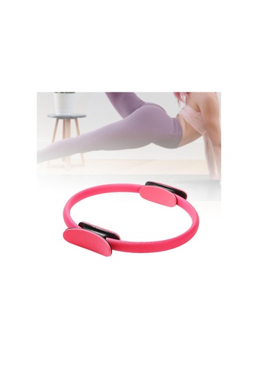 Suntek Pilates Ring Circle Kapalı Egzersiz Aksesuar Kırmızı Kırmızı