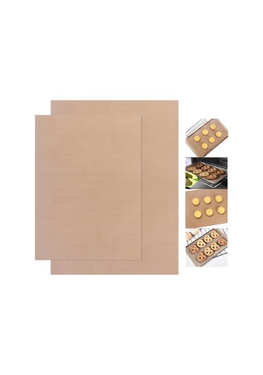 Homyl 5 Adet Pişirme Mat Tezgah Koruyucu 60x40cm Kolay Kahverengi