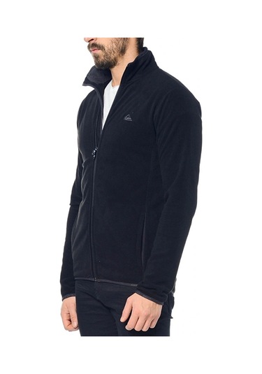 Quiksilver Mission Fullzip Erkek Polar Ceket Siyah