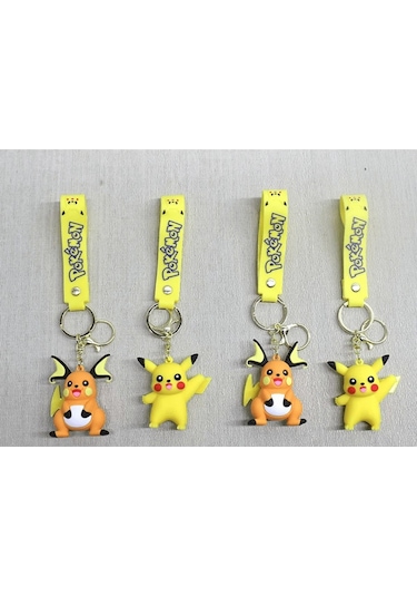 Pikachu Silikon Anahtarlık Karakter Figürü Alk4252 Lisinya