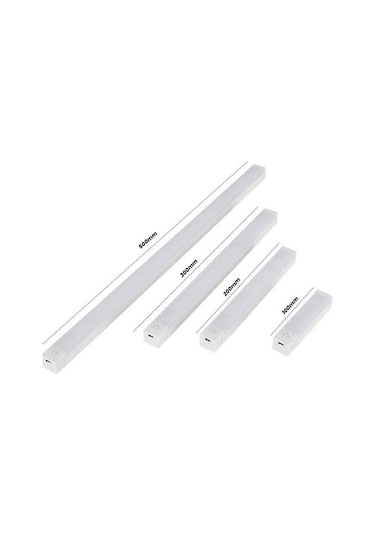 Hareket Sensörlü Tüp Ledli Şarjlı Beyaz 20 CM