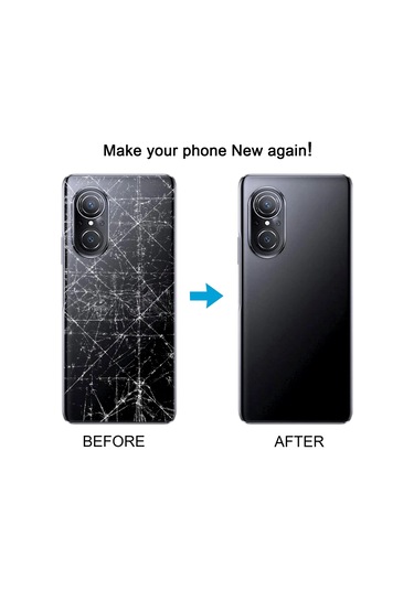 Huawei Nova 9 Se İçin Kamera Lensli Arka Kapak Siyah