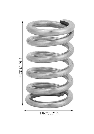 Hfambition Bigsby Serisi Elektro Gitar Tremolo Köprüsü İçin Dayanıklı Metal Yay - Aksesuar Gümüş