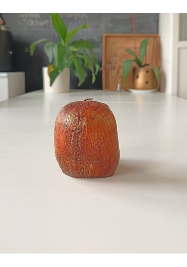 Kurukafa İskelet Mum Bordo 8 Cm