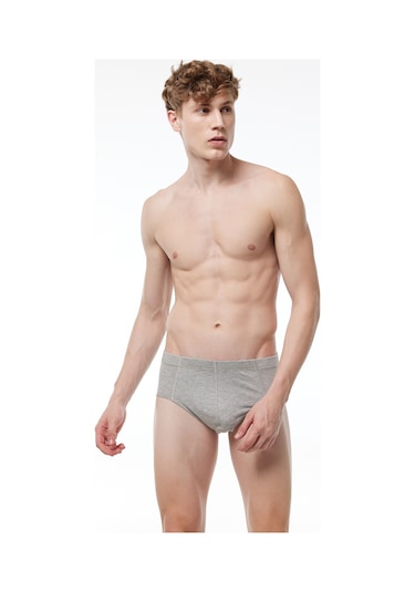 Malabadi Erkek Gri 2 Li Paket Modal Slip Külot 053 Grimelanj