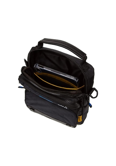 Newish Polo Çift Gözlü Postacı Omuz Çantası Lacivert - Siyah