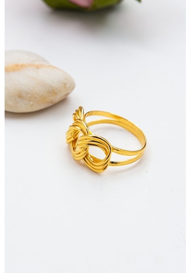 Latif Kuyumculuk 22 Ayar Altın Üçlü Samanyolu Kadın Yüzük Lkyzk1545