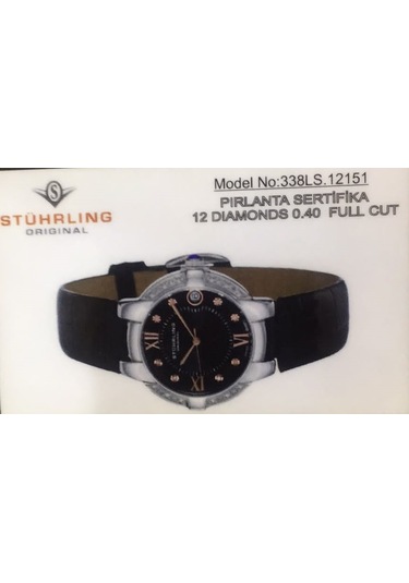 Stührling 338Ls. 1215E2 Pırlantalı Kadın Kol Saati