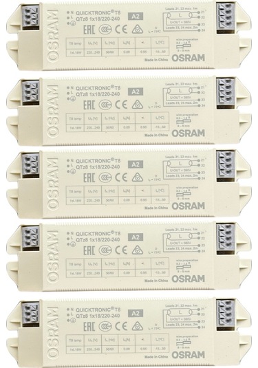 Osram 1x18 Balast Elektronik Balast 5 Adet
