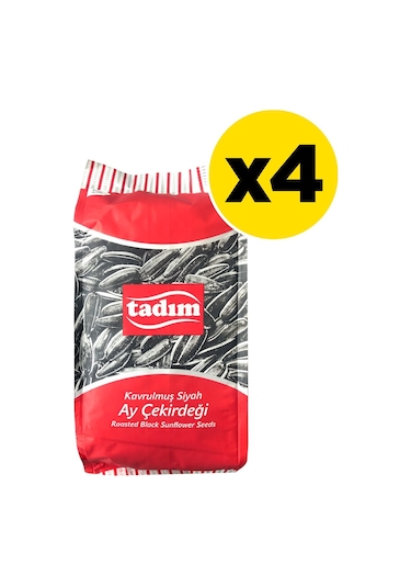 Tadım Ayçekirdeği Kavrulmuş Siyah 4 x 180 G