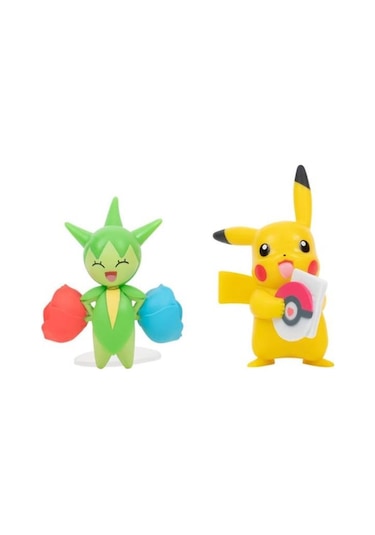 Pokemon Battle Figür Pikachu Ve Roselia Pkw2487 Pokemon