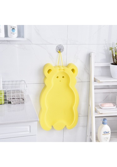 Suofeng Yeni Doğanlar İçin Kaymaz Banyo Matı - Bebek Banyo Rafı Oluşturucu, Konforlu Ve Güvenli Sprey Mavi, 3 Adet Sabun Spreyi Hediye, 5 Cm