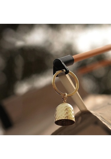 Pazly Hafif Pirinç Çan - Kapı, Çadır, Araba, Çanta Süsleme İçin Altın Renk Altın