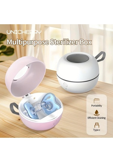 Willowhaven Mommed Taşınabilir Usb Sterilizatör Kutusu Beyaz - Emzik, Kulaklık Ve Küpe Temizleyici