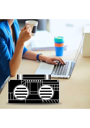 Homyl Akıllı Telefon Dış Mekan Ev Için Bluetooth Siyah