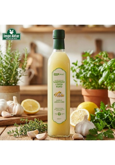 Taşköprü Sarımsak Limon Kürü 500 Ml - Geleneksel Fermente Karışım