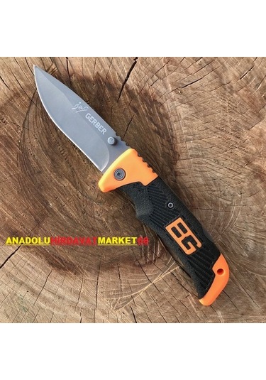 Gerber Çakı Mini Cep Çakısı Avcı Kampçı Bıçağı Mini Çelik Bıçak Siyah
