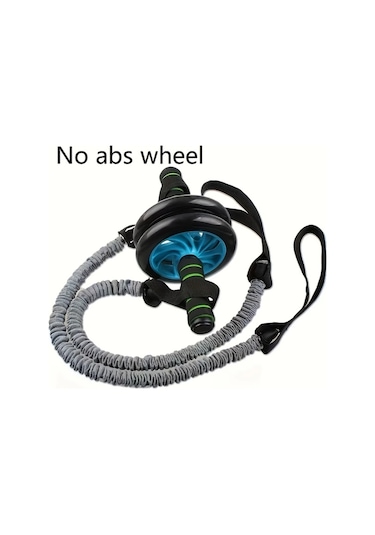 Willowhaven Gri Abdominal Roller Esneme Bandı Evde Karın Kası Egzersiz Ekipmanları 2li Set