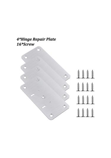 Mutfak Dolabı Tamir Plakası, Çelik Aksesuar İ 4pcs D,2pcs